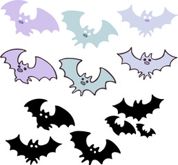 박쥐모음_할로윈_핼러윈