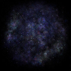 Stars in circle, outer Space, Universe
