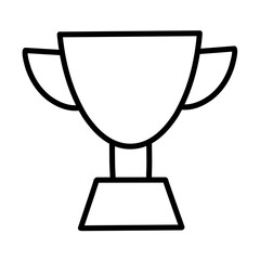 trophy vector icon