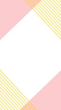 Simple line pastel color cute frame background