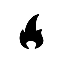 Fototapeta premium Fire icon vector for web and mobile app. fire sign and symbol