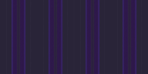 Freamy seamless stripe vector, fit textile vertical pattern. Dosy fabric lines texture background in dark and violet colors.