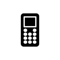 Obraz premium Phone icon vector for web and mobile app. Call sign and symbol. telephone symbol