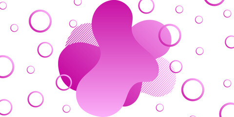 Minimal vector gradient fluid shape background design