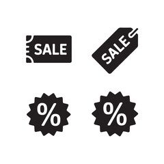  Market sale tags, shopping sales sign label and marketing labels vector design set, Vector label for promotion,  Isolated from a background, Vector illustration EPS 10.