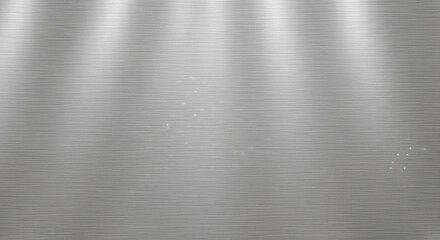 Brushed metal texture with soft light reflections