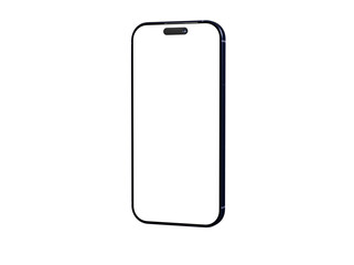 Clean smartphone mockup. Perfect for app presentations, website design, and technology showcases.