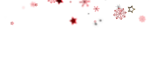 Festive winter background with red stars and snowflakes. Perfect for Christmas, New Year, or winter holiday designs.