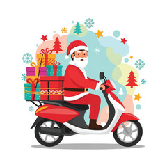 Illustration of a decorated Christmas tree with ornaments, candy canes, and a star on top against a white background.