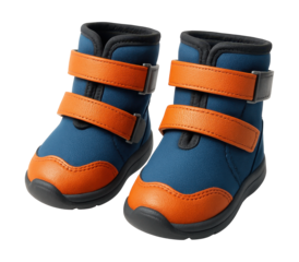 Adjustable dog boots for growing puppies exploring a suburban backyard.