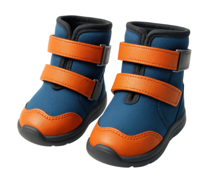 Adjustable dog boots for growing puppies exploring a suburban backyard.
