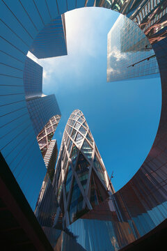 La Defense district in Paris City