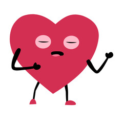 heart characters vector