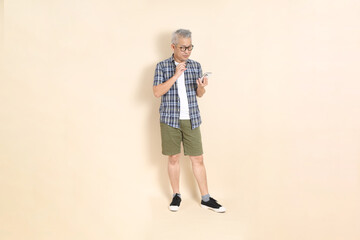 Fototapeta premium 50s Senior Asian Man Portrait