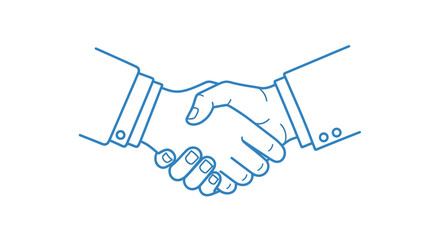 handshake vector illustration