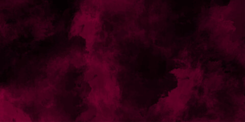 Red color powder explosion isolated on black background. Colorful dust explode.  red grunge old wall texture cement black background .Dark Red vector layout with cloudscape.