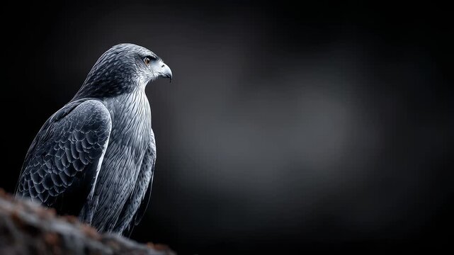 Eagle with Sharp Eyes, Symbolizing Power and Vision