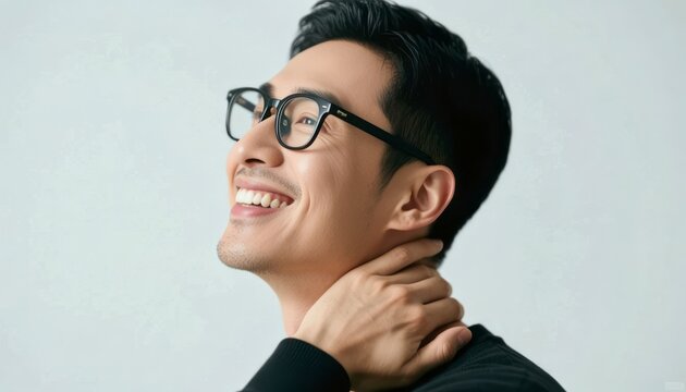 portrait of a handsome young man