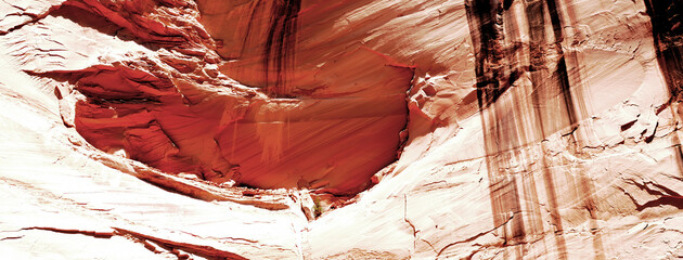Surrounding Terrain, Cliffs, and Valley Canyon De Chelly Arizona