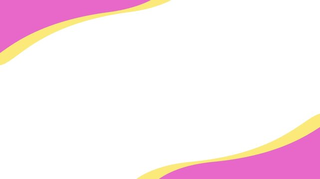 Cute and pop geometric business frame background
