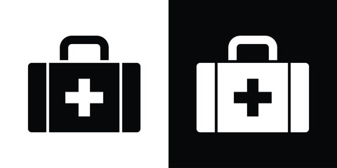 First aid icon fill vectors set for ui.