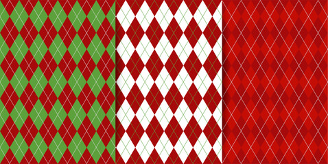 Argyle vector pattern. Seamless vivid geometric background for fabric, textile, men clothing, wrapping paper. 