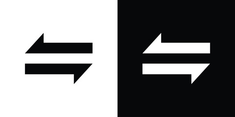 Exchange icon fill vectors set for ui.