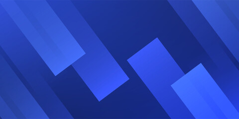 Abtract Blue Background Modern Geometric Shape and Light Lines. Dynamic Shape Composition. Vector Illustration