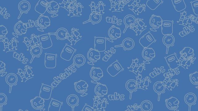 Back to School Themed Background Design with School Supplies