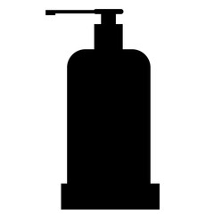Bootle vector silhouette , clip art, and symbol. Shilhouette of  bottle concept and simple design
