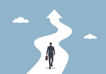 accomplishment, walk, businessman, people, stairs, aspiration, hiking, solution, mountain, aim, top, peak, performance, plan, person, pathway, strategy, achieve, inspiration, ambition, stair, ladder, 