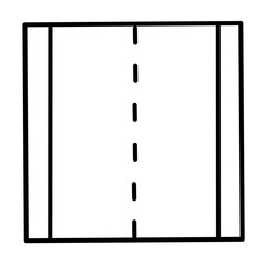 Road line vector