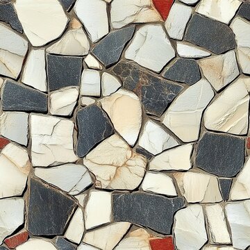 a broken flagstone pattern seamless