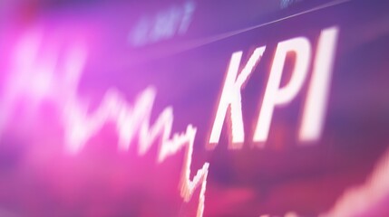 Analyzing kpi trends in business performance corporate environment data visualization analytical perspective