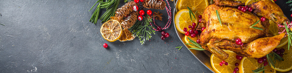 Christmas baked chicken