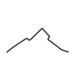 line vector mountain