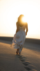 dunas, atardecer, sunset