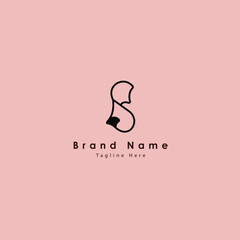 Abstract Fox Letter S Logo