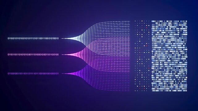 Predictive analytics concept with machine learning, big data, and AI-driven neural connections, representing modern digital transformation..