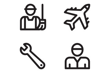 Cleaner, jet, tool, man icon. Element of workers icon. Premium quality graphic design icon. one line Icon drawing with white background