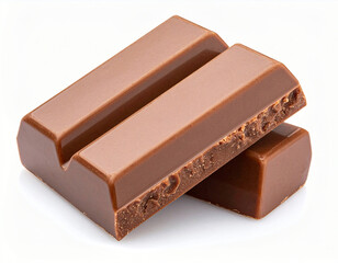 Stacked Milk Chocolate Wafer Bar Pieces