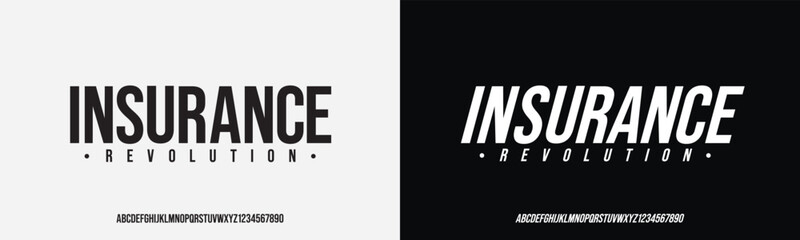 Obraz premium Modern Bold Font. Regular Italic Number Typography urban style alphabet fonts for fashion, sport, technology, digital, movie, logo design, vector illustration