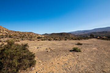 Tabernas Wüste, Provinz Almería, Andalusien, Spanien