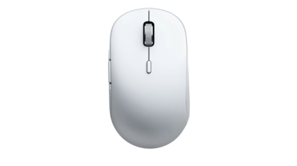 Wireless Mouse on Transparent Background