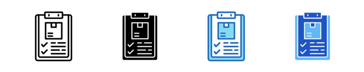 Checklist  Icon Set Multiple Style Collection