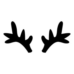 Horn vector silhouette , clip art, and symbol. Shilhouette of  horn concept and simple design