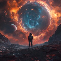 Cosmic Solitude: The Astronaut’s Gaze