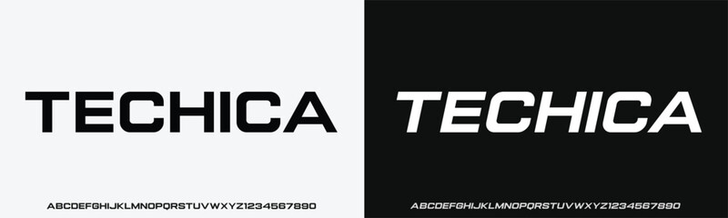 Modern Bold Font. Typography urban style alphabet fonts for fashion, sport, technology, digital, movie, logo design, vector illustration

