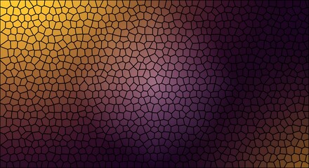 Abstract Stained Glass Texture with Gradient background yellow purple mosaic pattern design tile color colorful art decorative