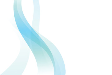 abstract minimalist blue color wavy line background. digital template modern white design background.